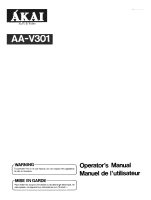 Akai AAV-301-Owners-Manual 